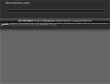 Tablet Screenshot of dkcreations.com